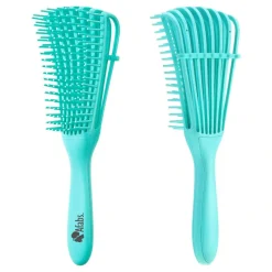 Afabs® Anti-klit Haarborstel | Detangler brush | Detangling brush | Kam voor Krullen | Kroes haar borstel | Groen