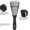 Afabs® Anti-klit Haarborstel | Detangler brush | Detangling brush | Kam voor Krullen | Kroes haar borstel | Pastel Geel