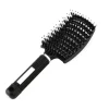Afabs® Curved Detangler Haarborstel | Detangling brush | Kam voor steil en krullend haar | Zwart