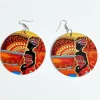Africa inspired earrings | African Stylish Woman