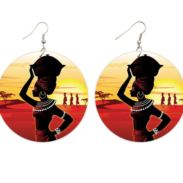 Africa inspired earrings | Horizon in Africa