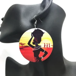 Africa inspired earrings | Horizon in Africa