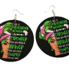 Africa inspired earrings | Stronger, Braver, Smarter