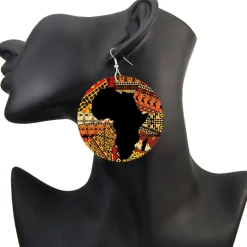 African Continent in style - Afrikaanse oorbellen