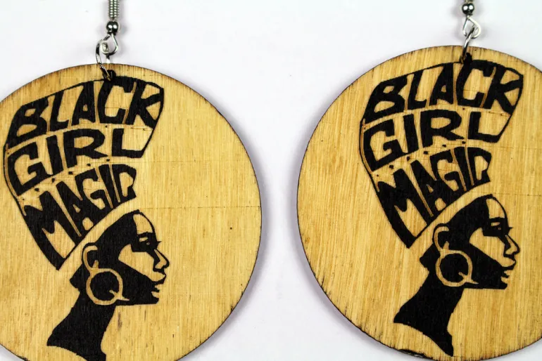 African earrings wood | Black girl magic