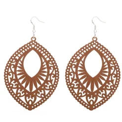 African Print Earrings | Bruin dubai wooden earrings
