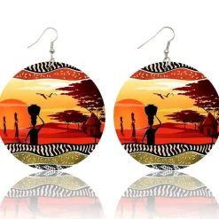 African Sunset - Afrikaanse oorbellen