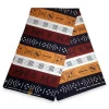 Afrikaanse Bruine Bogolan Symbols / Mud cloth print stof - Traditioneel uit Mali 100% katoen