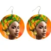 Afrikaanse Gele - Afrikaanse oorbellen