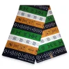 Afrikaanse Groene Bogolan Symbols / Mud cloth print stof - Traditioneel uit Mali 100% katoen