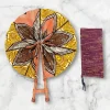 Afrikaanse handwaaier - Ankara print waaier - Multicolor Bolanle
