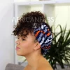 Afrikaanse hoofddoek / headwrap - Oranje trails