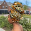 Afrikaanse Mosterdgeel hoofddoek - headwrap