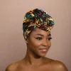 Afrikaanse Multicolor Feathers hoofddoek - headwrap