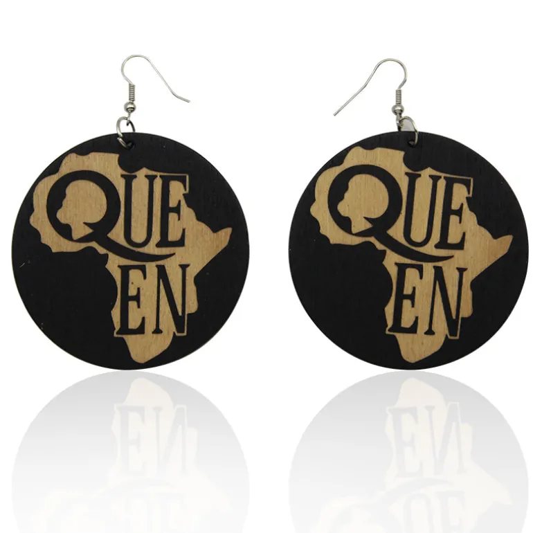 Afrikaanse oorbellen | Queen