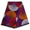 Afrikaanse Oranje & Paars Concentric Circle hoofddoek - headwrap