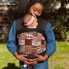 Afrikaanse Print Draagdoek / Draagzak / baby wrap / baby sling - Bruin Bogolan Mozaïek