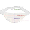 Afrikaanse print heuptasje / Fanny pack - Rode Bogolan Symbols - Festival tasje met verstelbare band