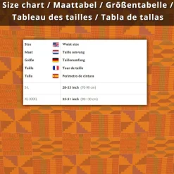 Afrikaanse print Infinity Multiway Maxi Jurk - Verstelbare Split - Oranje Beige Leopard Queen