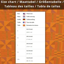 Afrikaanse print mini rok - Bruin Zwart Bogolan