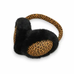 Afrikaanse Print Oorwarmers / Earmuffs - Inklapbaar Wintermodel - Leopard