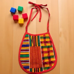 Afrikaanse print slabbetje - Kente Print (Unisex)