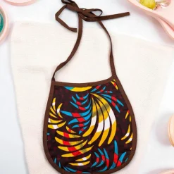 Afrikaanse print slabbetje - Multicolor Veren (Unisex)