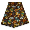 Afrikaanse print stof - Multicolor Feathers - 100% katoen