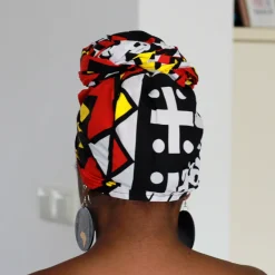 Afrikaanse Rode Samakaka hoofddoek - Angolese Samacaca Headwrap