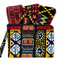 Afrikaanse sokken / Afro socks set OWURA met tasje - Set van 4
