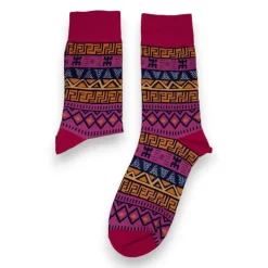 Afrikaanse sokken / Afro socks set SANKOFA met tasje - Set van 5