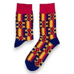 Afrikaanse sokken / Afro socks set SANKOFA met tasje - Set van 5