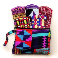 Afrikaanse sokken / Afro socks set SANKOFA met tasje - Set van 5