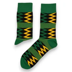Afrikaanse sokken / Afro socks set AKWAABA met tasje - Set van 5