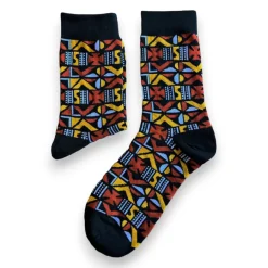 Afrikaanse sokken / Afro socks set UKI met tasje - Set van 5