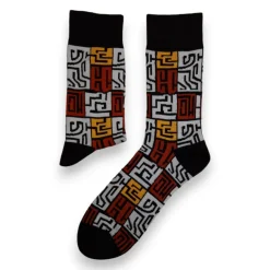 Afrikaanse sokken / Afro socks set UKI met tasje - Set van 5