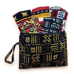 Afrikaanse sokken / Afro socks set UKI met tasje - Set van 5