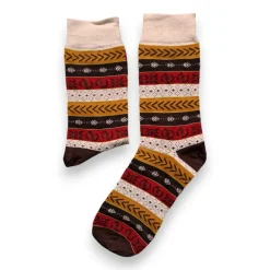 Afrikaanse sokken / Afro socks set UKI met tasje - Set van 5