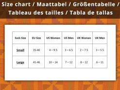 Afrikaanse sokken / Afro sokken / Kente sokken - Groen Geel