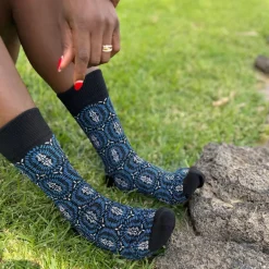 Afrikaanse sokken / Afro sokken / Mud print - Set van 3 paar EKESUGIE