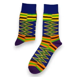 Afrikaanse sokken / Afro sokken / Kente sokken - Blauw