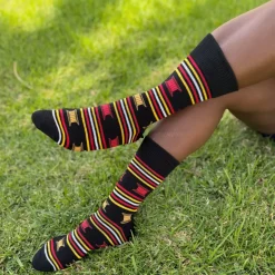 Afrikaanse sokken / Afro sokken / kente print - Set van 3 paar EHAN
