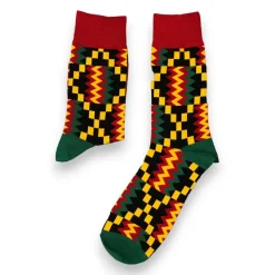 Afrikaanse sokken / Afro sokken / Kente sokken - Rood