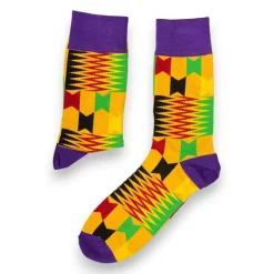 Afrikaanse sokken / Afro sokken / Kente sokken - Paars