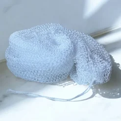 Afrikaanse spons / net sponge - traditionele SAPO spons / scrub spons - Wit