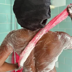 Afrikaanse spons / net sponge - traditionele SAPO spons / scrub spons - Mosterd