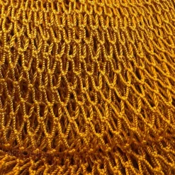 Afrikaanse spons / net sponge - traditionele SAPO spons / scrub spons - Mosterd