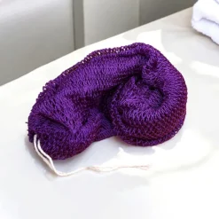Afrikaanse spons / net sponge - traditionele SAPO spons / scrub spons - Paars