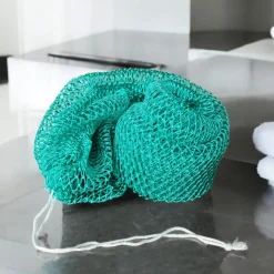 Afrikaanse spons / net sponge - traditionele SAPO spons / scrub spons - Turquoise