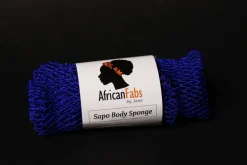 Afrikaanse spons / net sponge - traditionele SAPO spons / scrub spons - Blauw